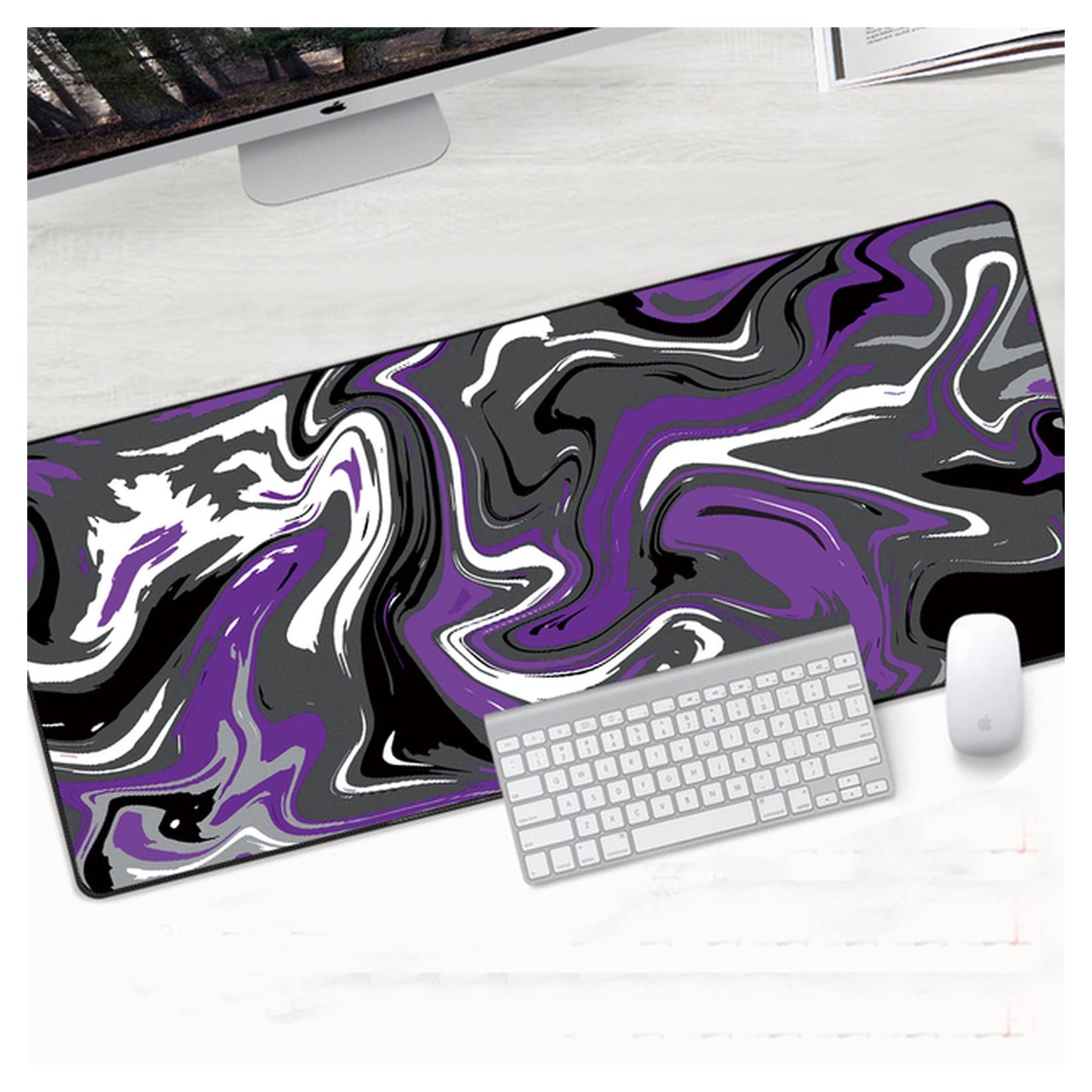 Tappettino del Mouse 900x400mm. XXL. Gaming Mouse Pad Large Gamer Gamer Gamer Art Table Computer Mousepad Soft Maause Pad XL. Tappetini da Tavolo Astratti da Tastiera Tappetino per Mouse da Gioco (Co