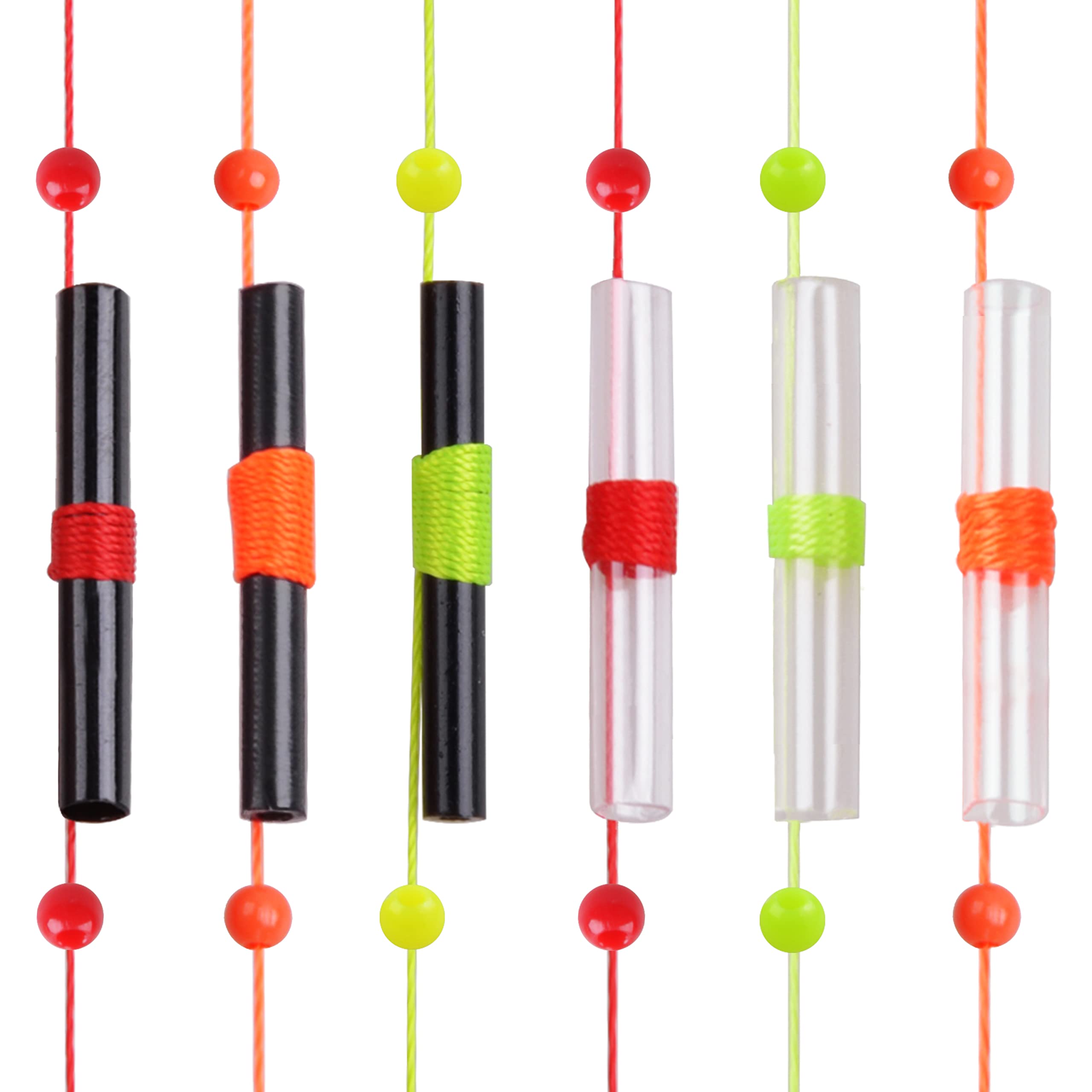 100X String Slip Knot Bobber Stops For Fishing Floats Plastic