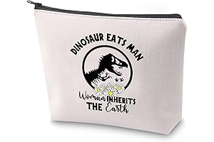 ZJXHPO Jurassic Cosmetic Bag Dinosaur Survival Kit Dinosaur Eats Man Woman Inherits...