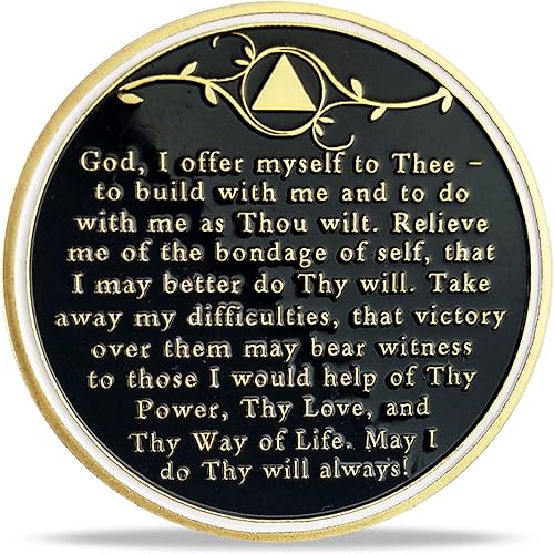 Miniatura 9 de 7 años de sobriedad Chip Árbol de la Vida Medallón AA Regalo de Recuperación Alcohólicos Anónimos Moneda Aniversario Token