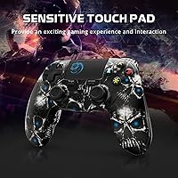 Vista 5 de Wireless Controller for PS4, Controller for Sony PlayStation 4, Double Shock 6-Axis Motion Sensor, Sensitive Touch Pad, Built-in Speaker & Stereo