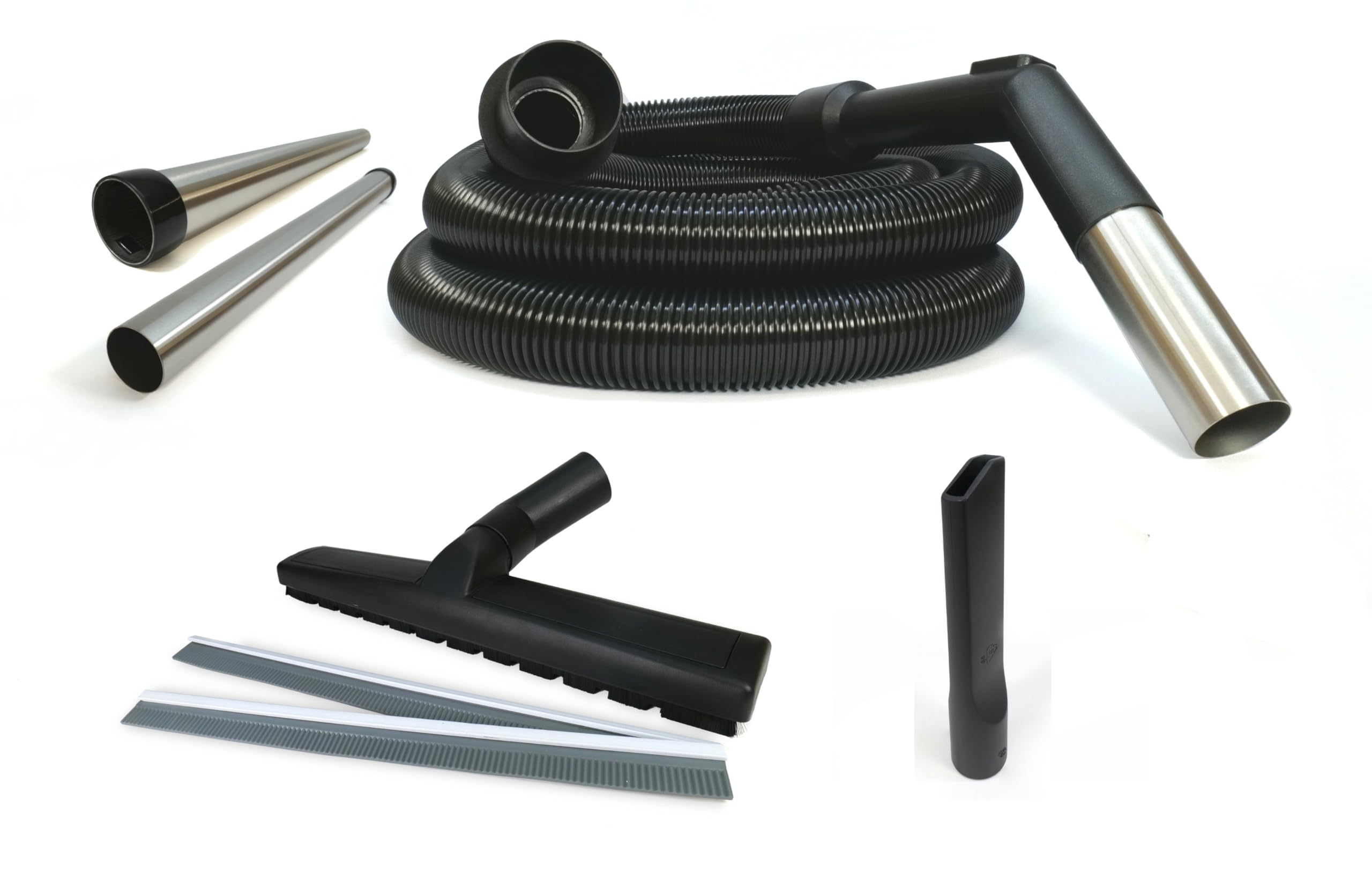 Kallefornia K564E_Kit Saugschlauch-Set inkl. Bodendüse Saugrohr Fugendüse passend für Kärcher NT 27/1