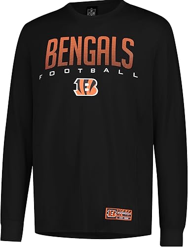 Miniatura 80 de Ultra Game Camiseta de manga larga oficial de la NFL para llevar el día del partido, para hombre Negro -,Gris Caliente Carbón,Gris