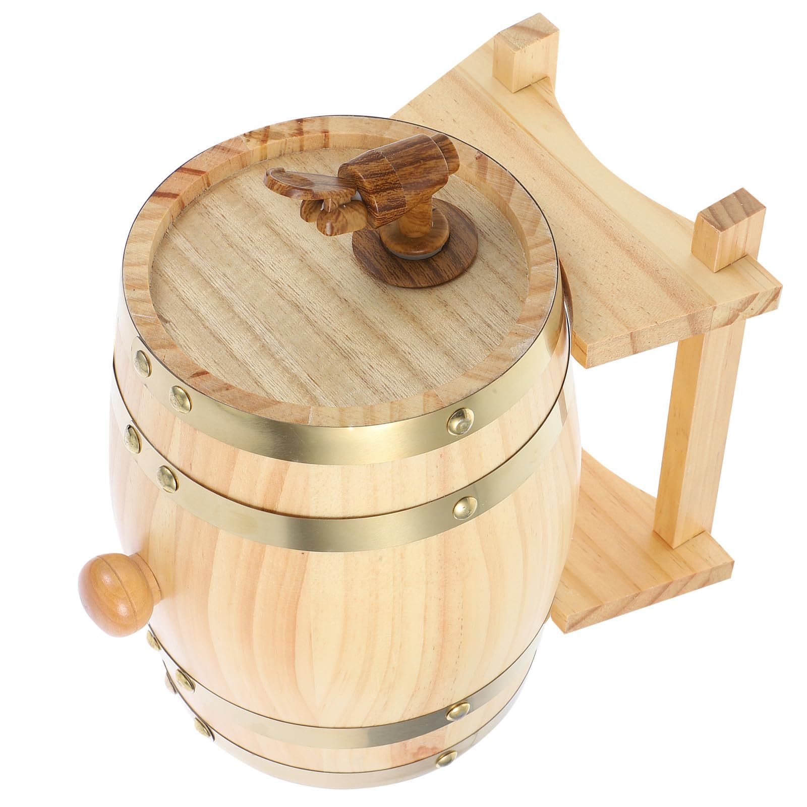 Dispensador de licor vintage de madera para sorprender a tus invitados en casa