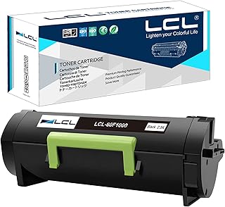 LCL Remanufactured Toner Cartridge for Lexmark 60F100G 60F1000 600 600G (1-Pack, Black) for Lexmark MX310dn Lexmark MX410de Lexmark MX510de MX511dte MX511dhe MX511de Lexmark MX610dw