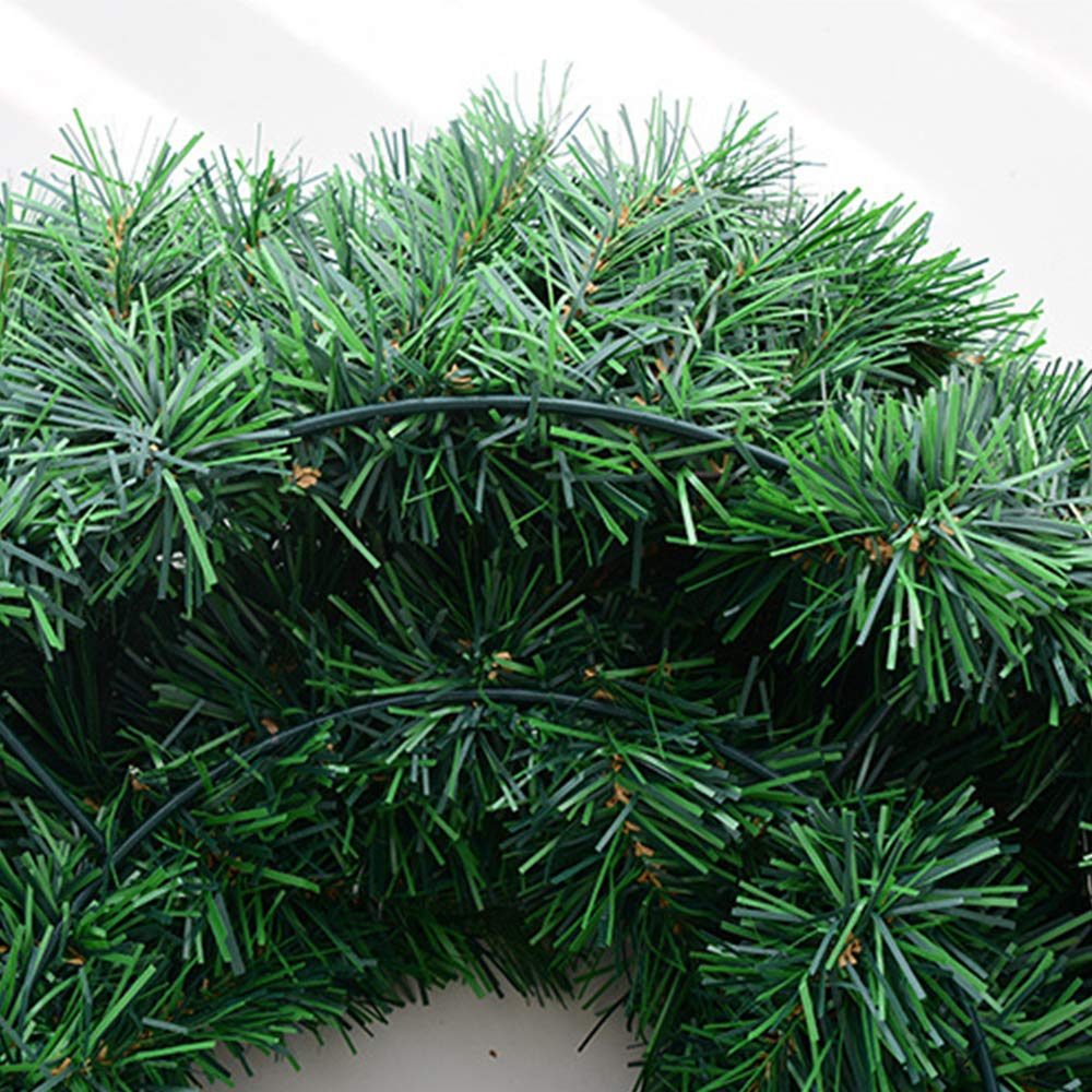 Couronne Décoration De Noël Lumineuse, Morbuy Intérieur LED A Pile Mode 8 Avec Illuminé Guirlande De Sapin Noël Couronne De Fleurs Pour Votre Porte Cheminee Mur Ou Fenêtre (30cm,Le Père Noël