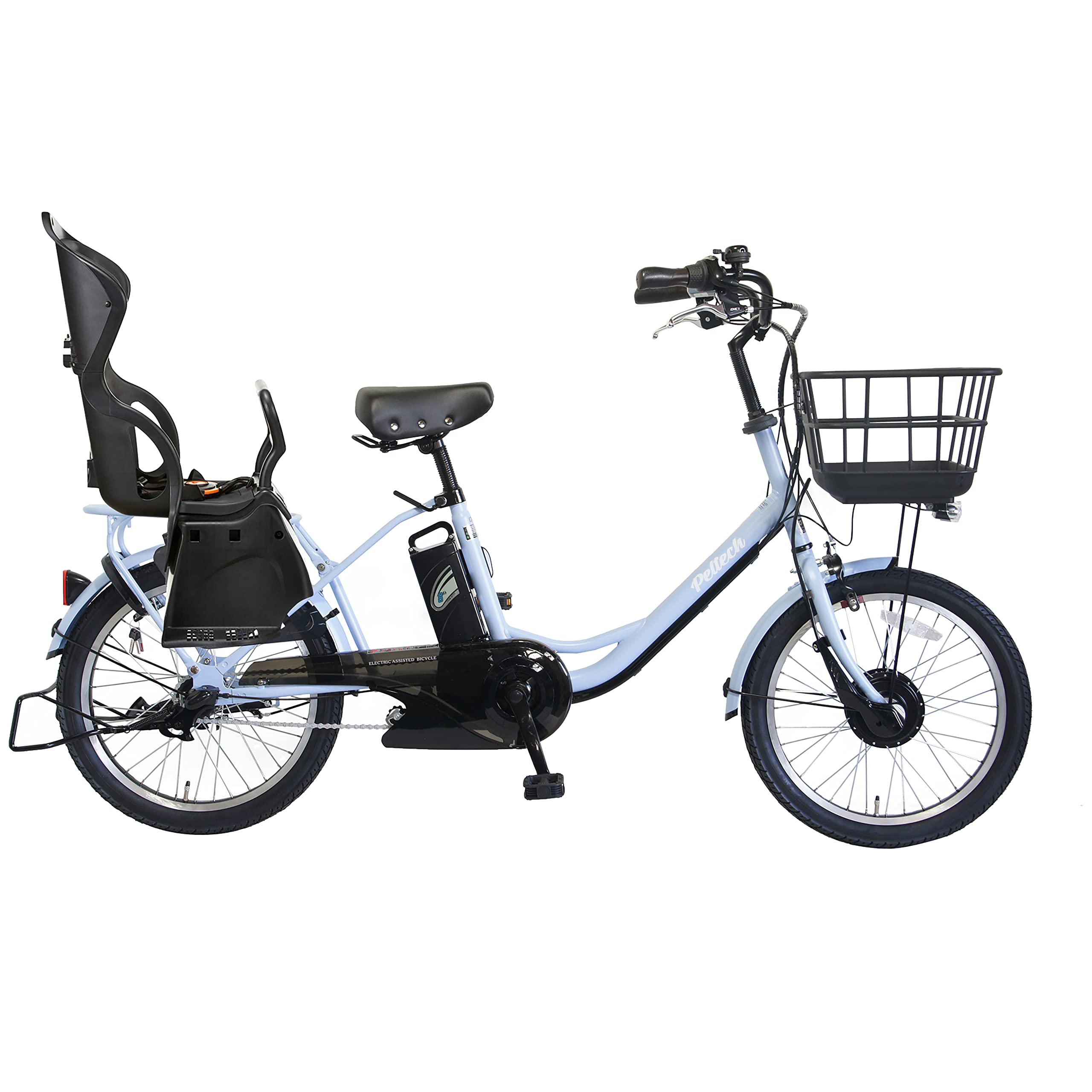 eisanbike 電動アシスト自転車  20インチ ブラック 前後子ども用シート装着済 eisanbike 電動アシスト自転車 20インチ ブラック 前後子ども用シート