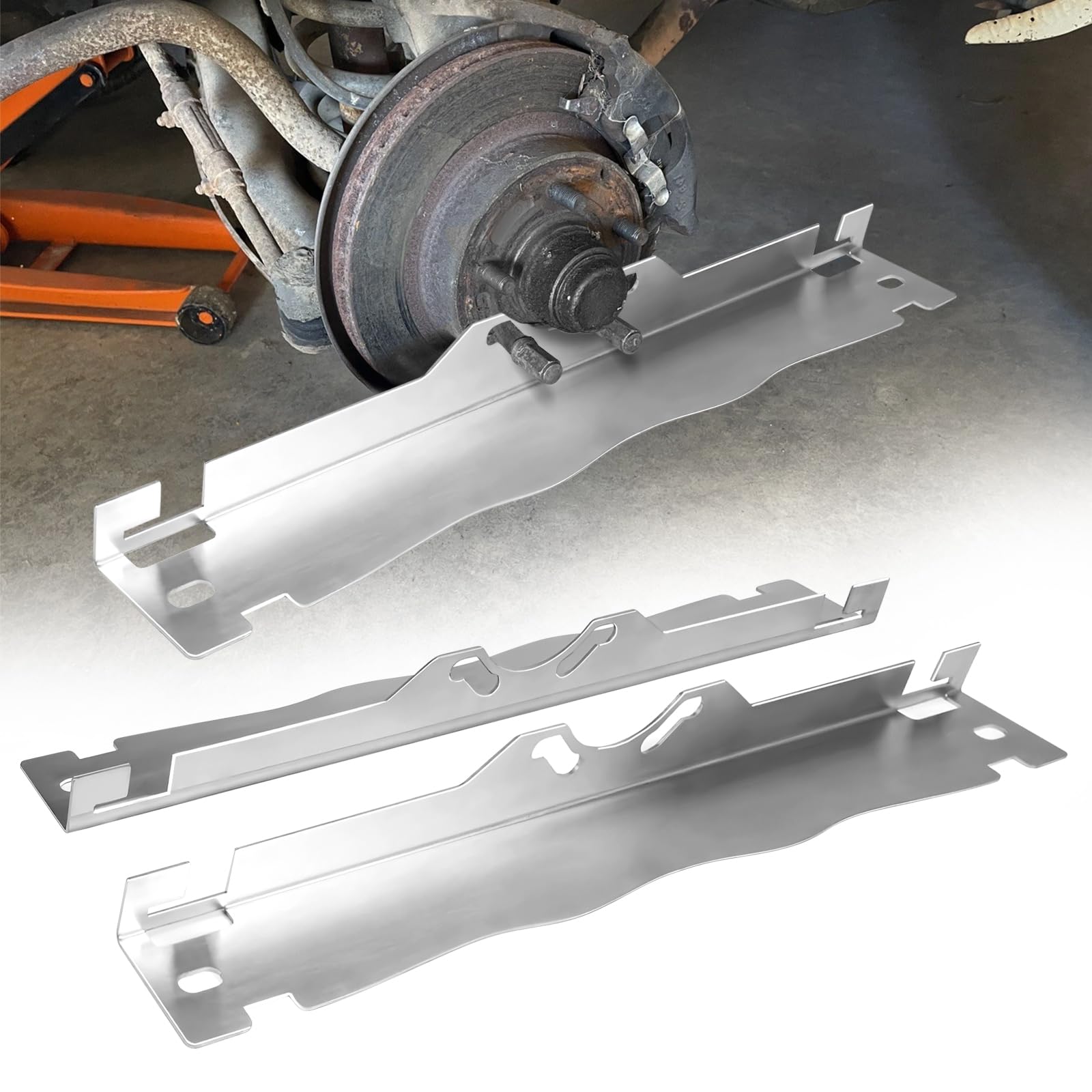 stuks wieluitlijningsgereedschap, magnesiumlegering wiel front-end uitlijning draaitafels gereedschap uitlijningsplaten 360 ° rotatiehoek met overgangsbrug en stuwblok voor autoreparatiewerkplaats