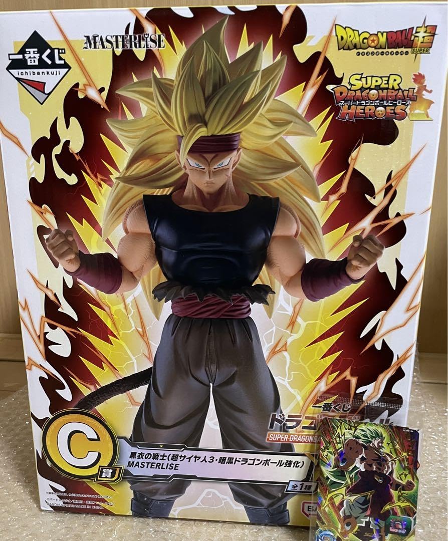 オマケ黒衣の戦士Ｃ賞付き　一番くじ ドラゴンボール C賞 E賞 未開封セット Amazon | 一番くじ C賞 黒衣の戦士 フィギュア 特典カード付き
