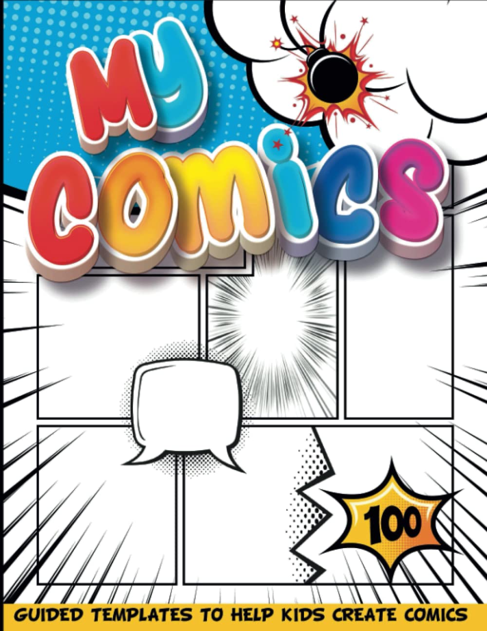 4 Year Old Girl Art Book To Write And Draw Comic Stories: Templates To Draw Animation For Preschoolers | Anime Drawing Books For School