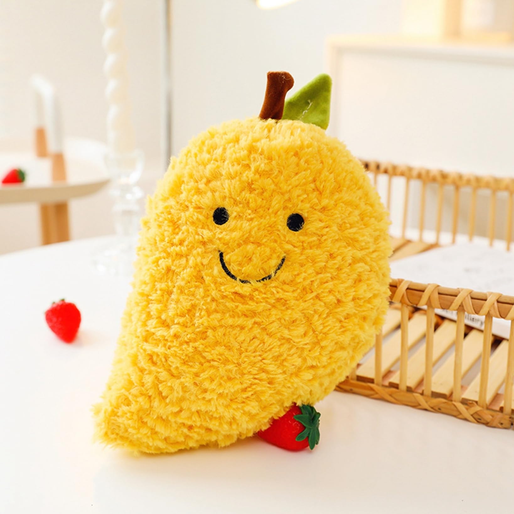 Amazon.co.jp: マンゴー ぬいぐるみ クッション 抱き枕 おもちゃ 