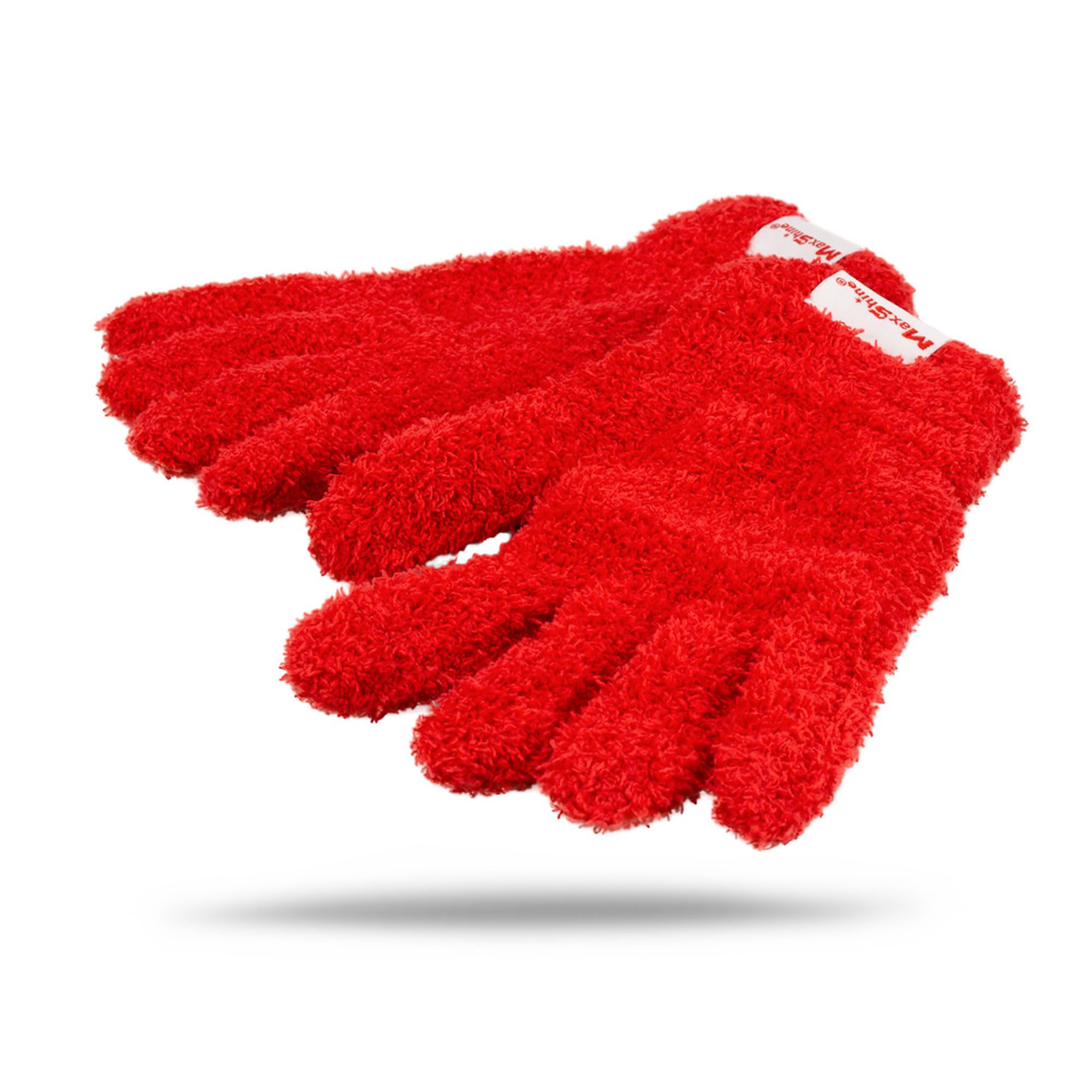 Maxshine Universal Plush Microfiber Gloves – Ultra-Soft Wash Glove Pair for Car Detailing – Perfect for Reaching & Cleaning Small Areas – Scratch-Free, Reusable Cleaning Accessory