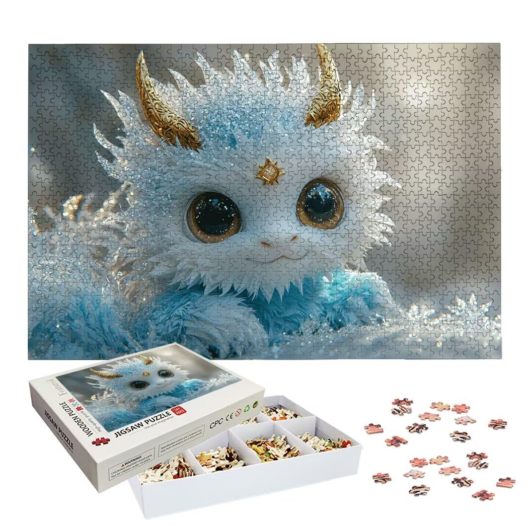 Puzzle 1500 Pièces Adultes, Puzzle 1500 Pieces Dragon, Cadeau Femme -2134