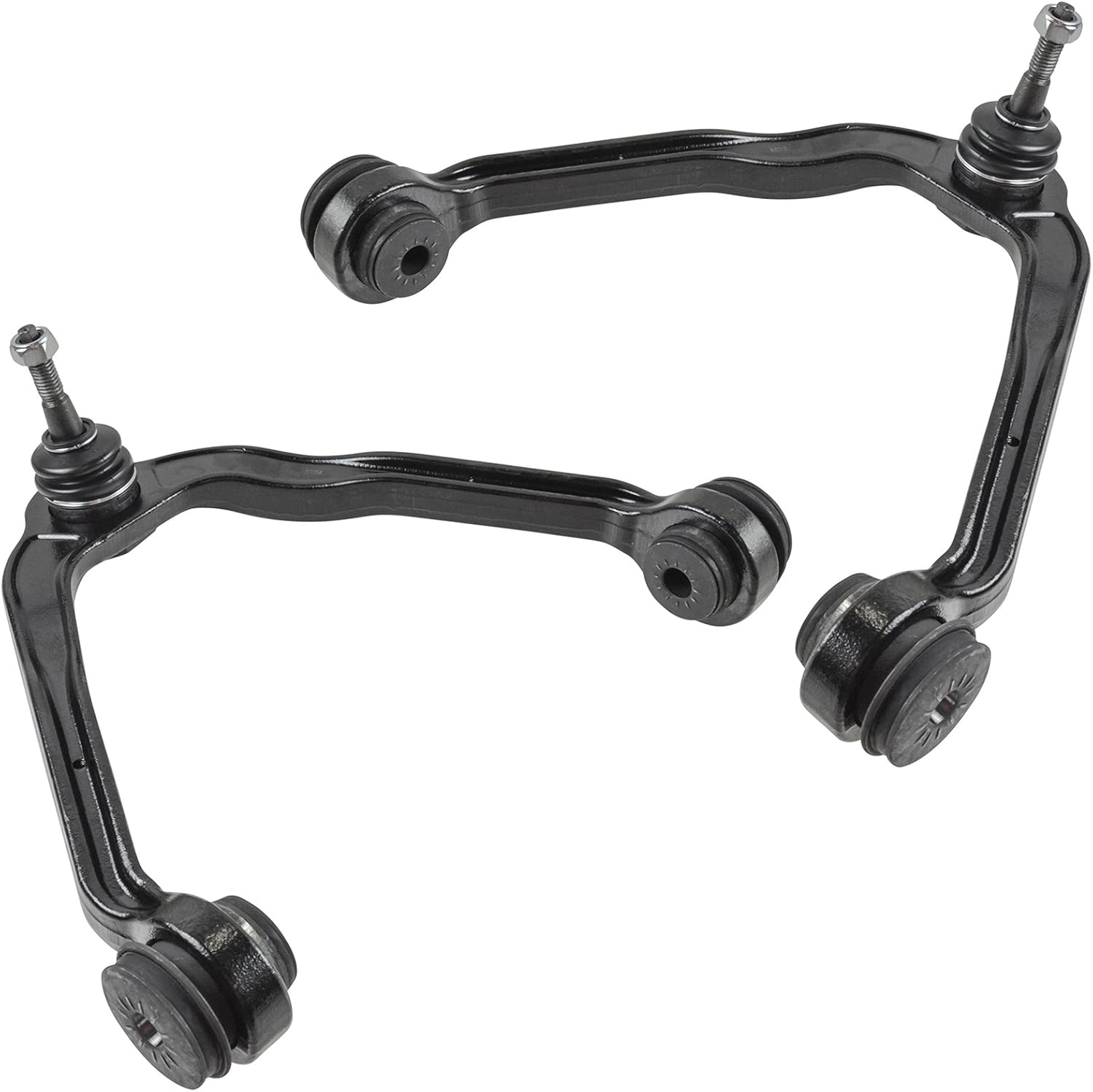 TRQ Front Control Arm with Ball Joint Set 4 Piece Compatible with 1999-2006 Chevrolet Silverado 1500 2007 Silverado 1500 Classic 1999-2006 GMC Sierra 1500 2007 Sierra 1500 Classic