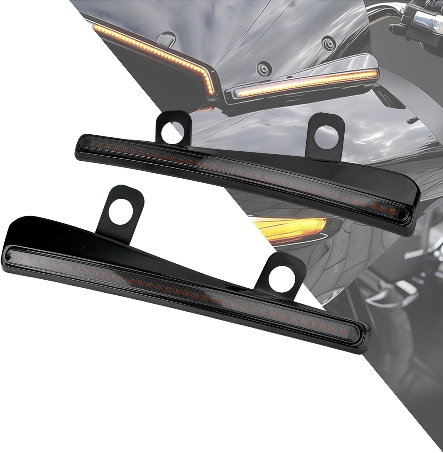 HDBUBALUS Side Windshield Turn Signal Lamp Motorcycle LED Running Light Replacement Fit for Harley Road Glide CVO/SE FLTRXSE 2023-2025