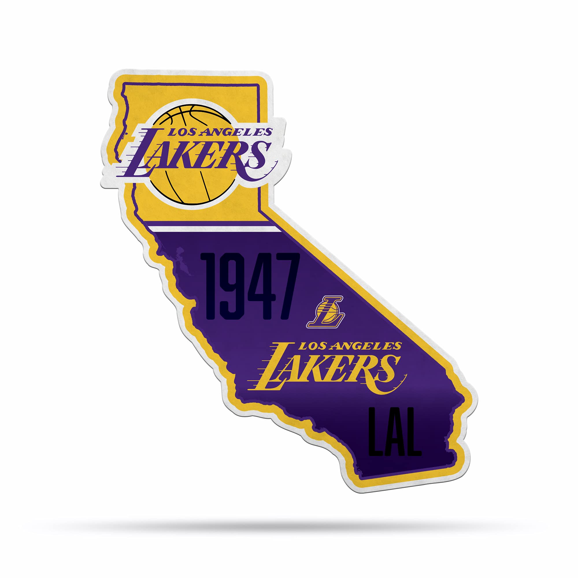 Fanion NBA Los Angeles Lakers cadeau idéal pour fan de basket en feutre