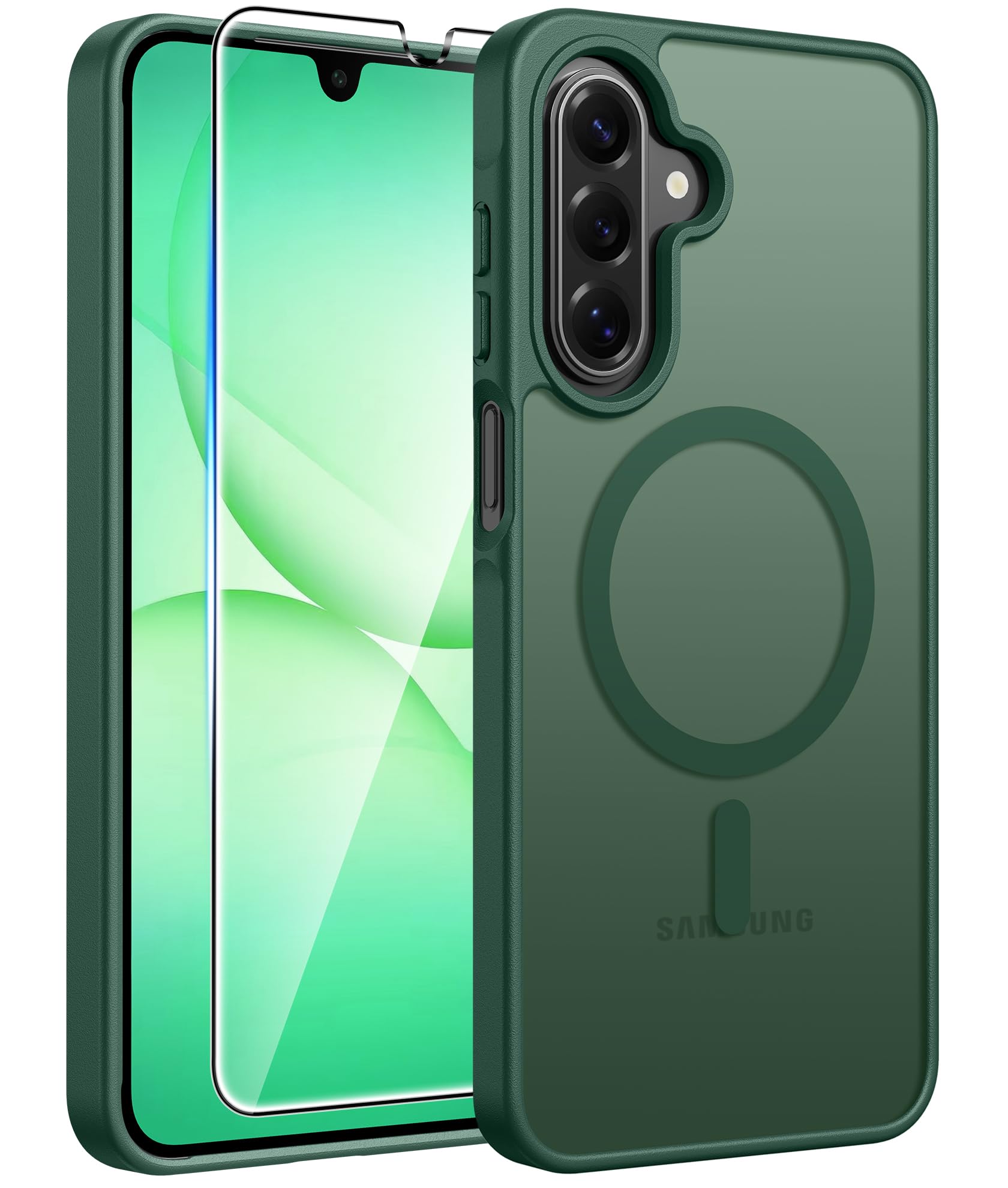 FNTCASE for Galaxy A17/A16 5G Phone Case, Fit for Magsafe, Screen Protector