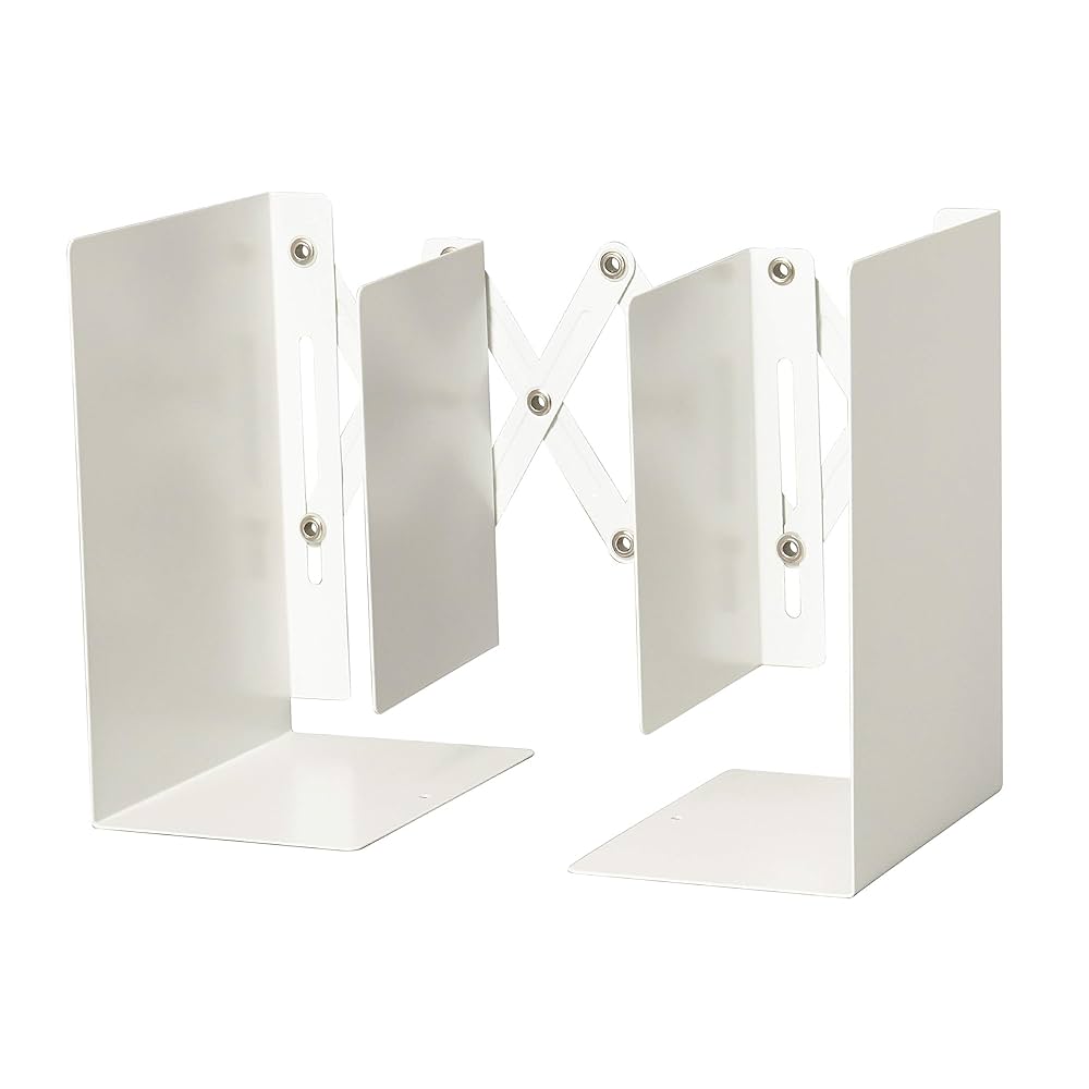 ☆ブックエンド：アコーディオン式、自在に伸縮・安定収納 Amazon | カール事務器 伸縮できるブックエンド 倒れない 書籍