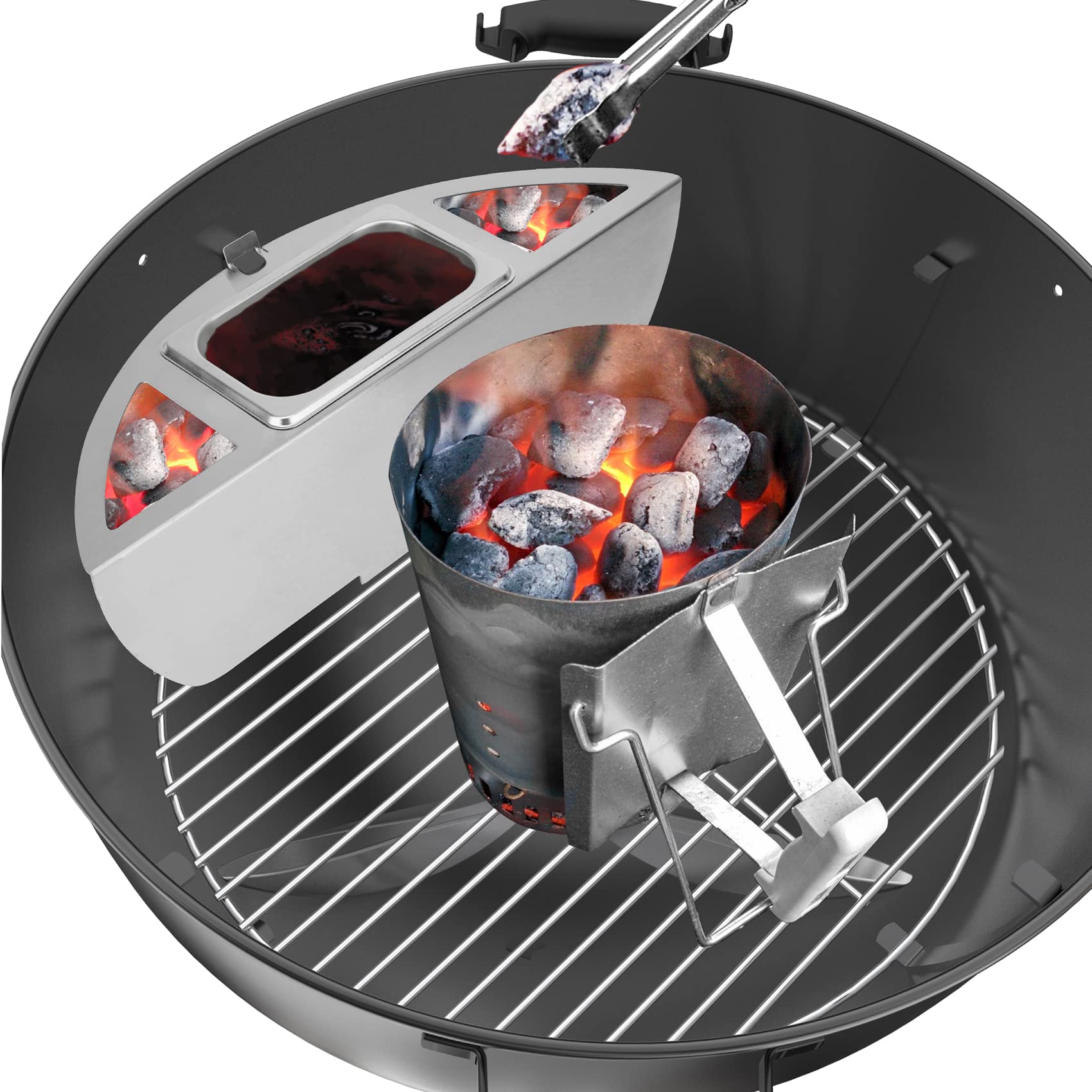 Affumicatore Per Barbecue In Acciaio Inox - Con 2 Spiedini E Chips Di Legno