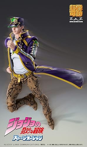 Miniatura 10 de Medicos La extraña aventura de JoJo Parte 6 Océano de piedra - Estatua de súper acción de Jotaro Kujo Chozokado