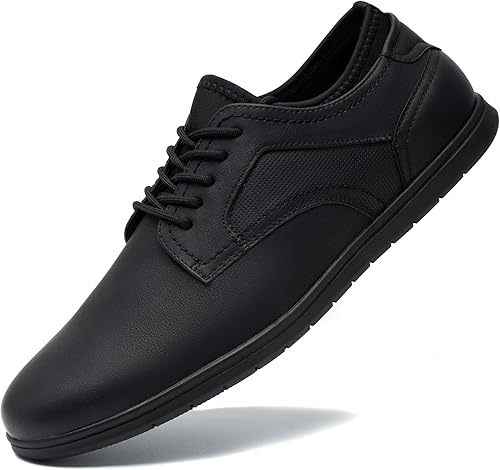 Mens Casual Dress Shoes Fashion, Lightweight Lace Up Dress Sneakers, Comfortable