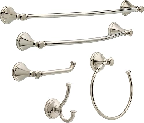 Miniatura 2 de Delta Faucet Cassidy Barra para toallas doble de 24 pulgadas, 79718-SS