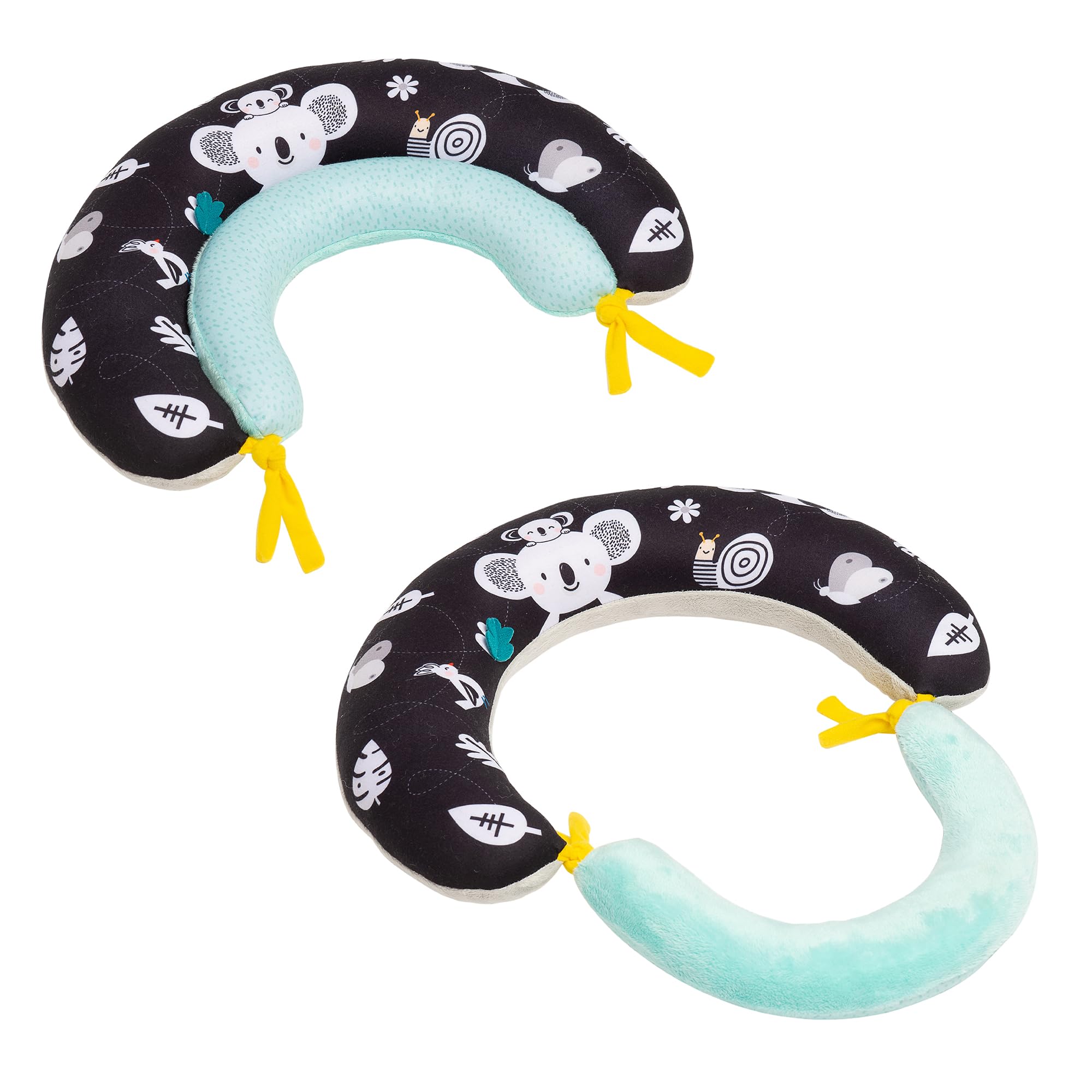 Taf Toys 2 in 1 Tummy Time Developmental Pillow. Multi-use Super Soft Comfy Newborn Baby Nursery Support Pillow. Helps Strengthen Baby's Core & Neck Muscles. Suitable for Boys & Girls from Birth