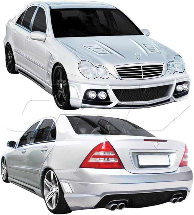 2001 2007 Mercedes C Klasse W203 Accessoires Aus Duraflex W Body Kit 7 Stuck Amazon De Auto Motorrad