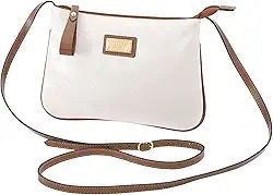 Bolsa Feminina Transversal Zíper Couro Legítimo Mariart 199