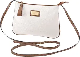 Bolsa Feminina Transversal Zíper Couro Legítimo Mariart 199