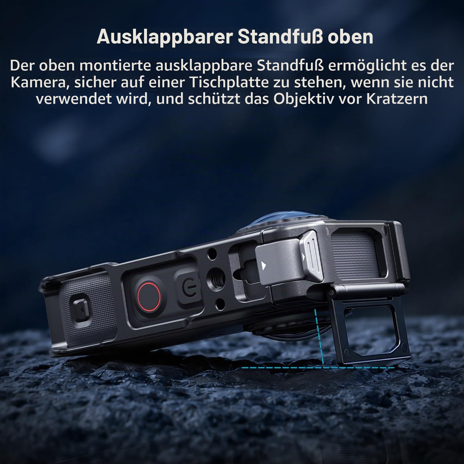 SMALLRIG Cage für Insta360 X6-Zubehör, Schutzgehäuse aus Aluminiumlegierung