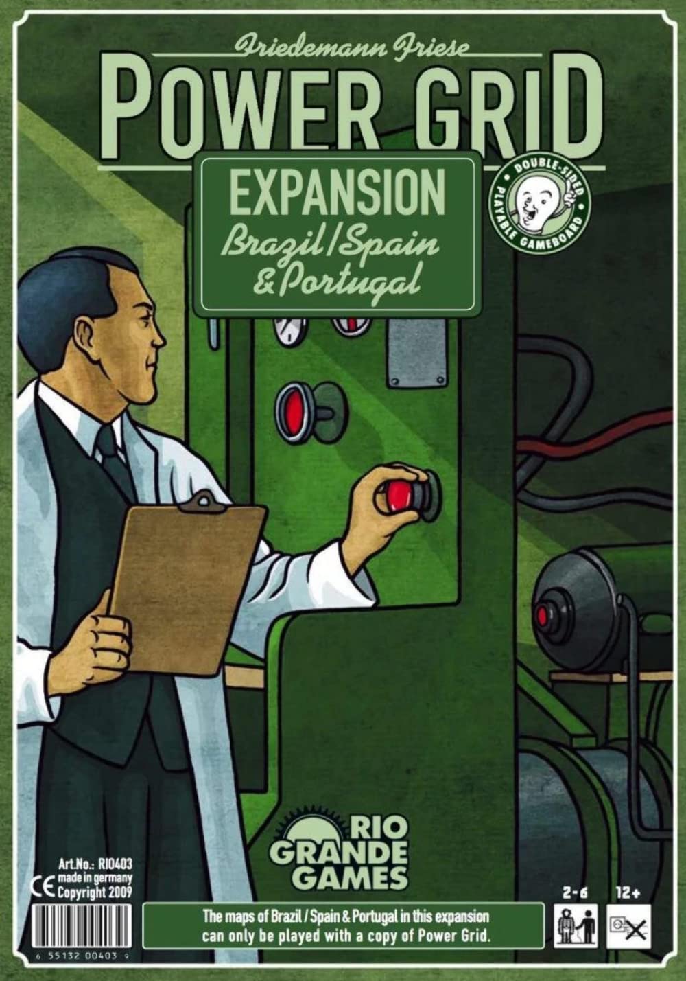 Power Grid: Brazil/Spain & Portugal Expansion (Recharged Version)