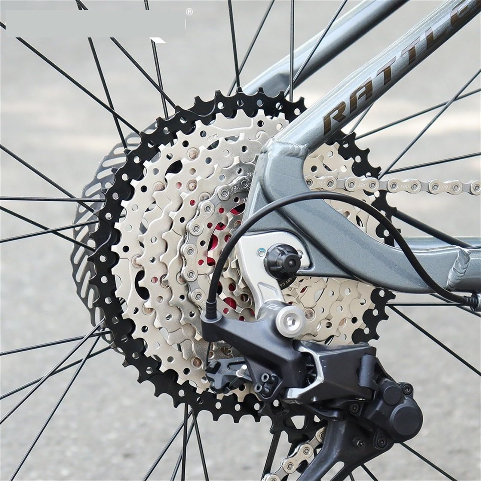 Kaseta Rowerowa Pasuje do TTPRO 8V 11-40T/42T/46T kaseta MTB rower 8 prędkości HG zakres wolnobieg zębatka rower górski koło zamachowe Speed Cassette(8S-11-42T)