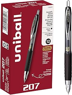 uniball 207 Signo Gel Ultra Micro Gel Pen, Retractable, Extra-Fine 0.38 ...