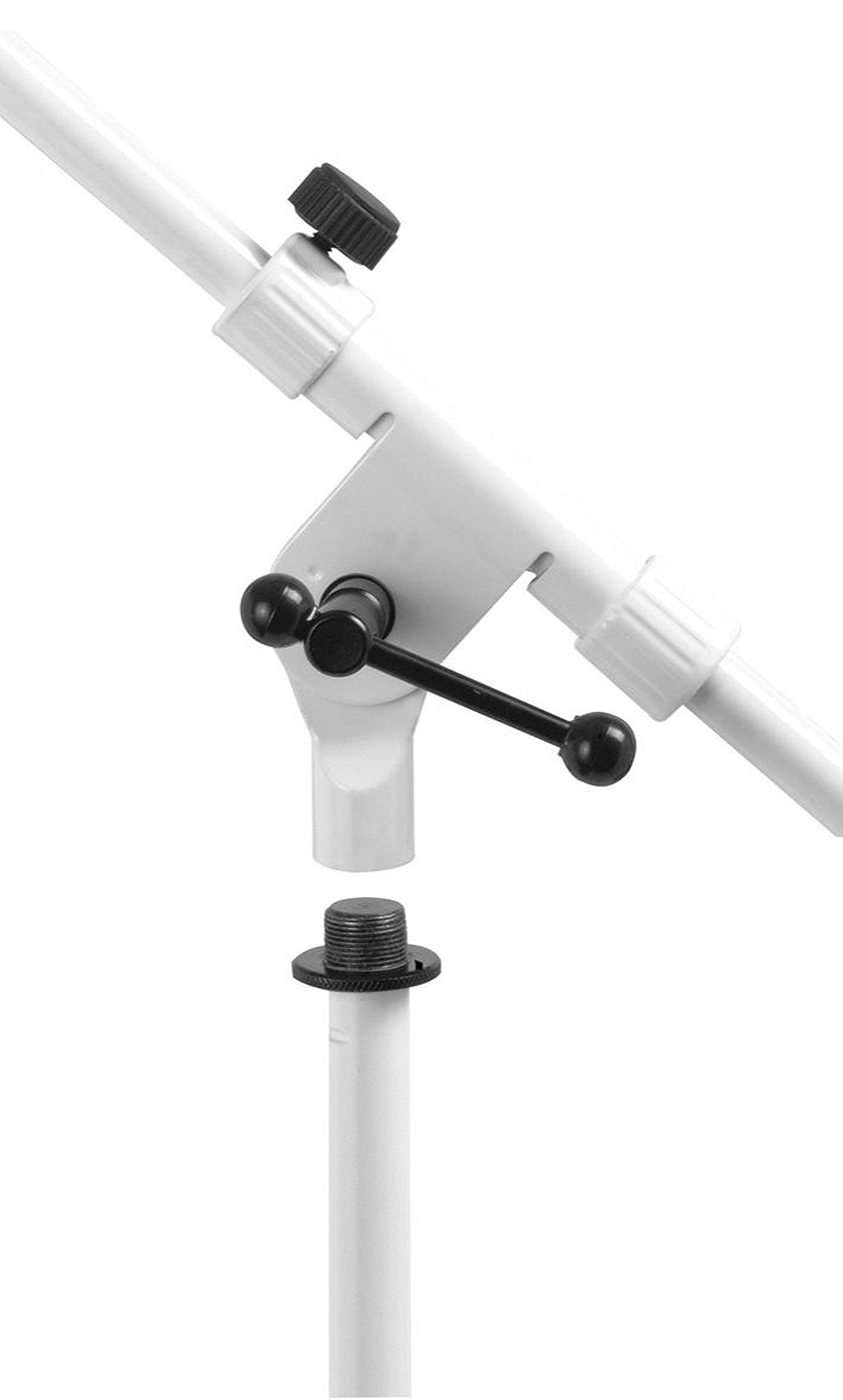 On-Stage MS7801W Asta telescopica per microfono, bianco