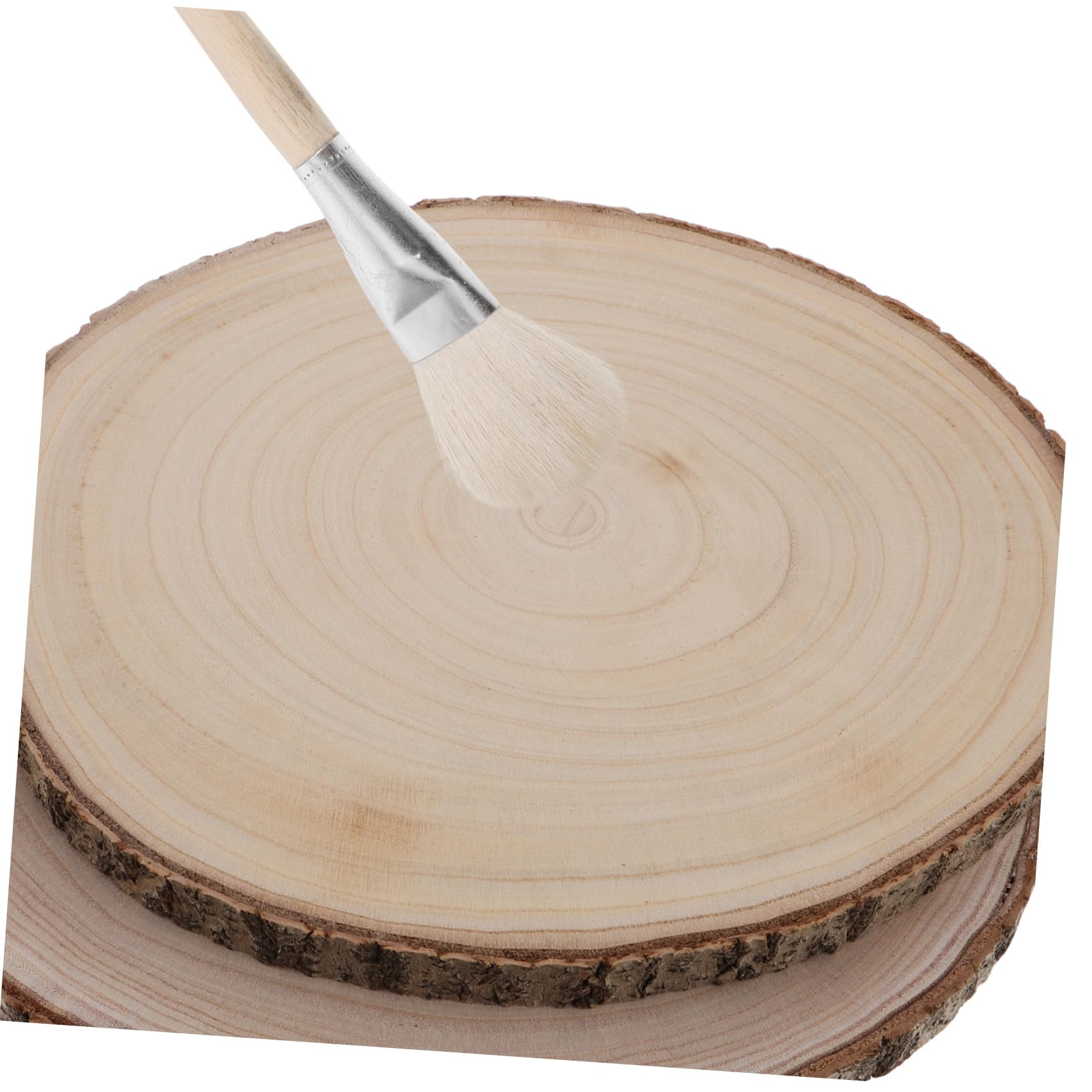 Gatuida 2pezzi Fette di Albero Rustico Naturali Dischi di Tronchi Grezzi Trucioli di Legno per Decorazioni di Matrimoni Forniture per Artigianato Natalizio Cerchi di Legno per Pittura