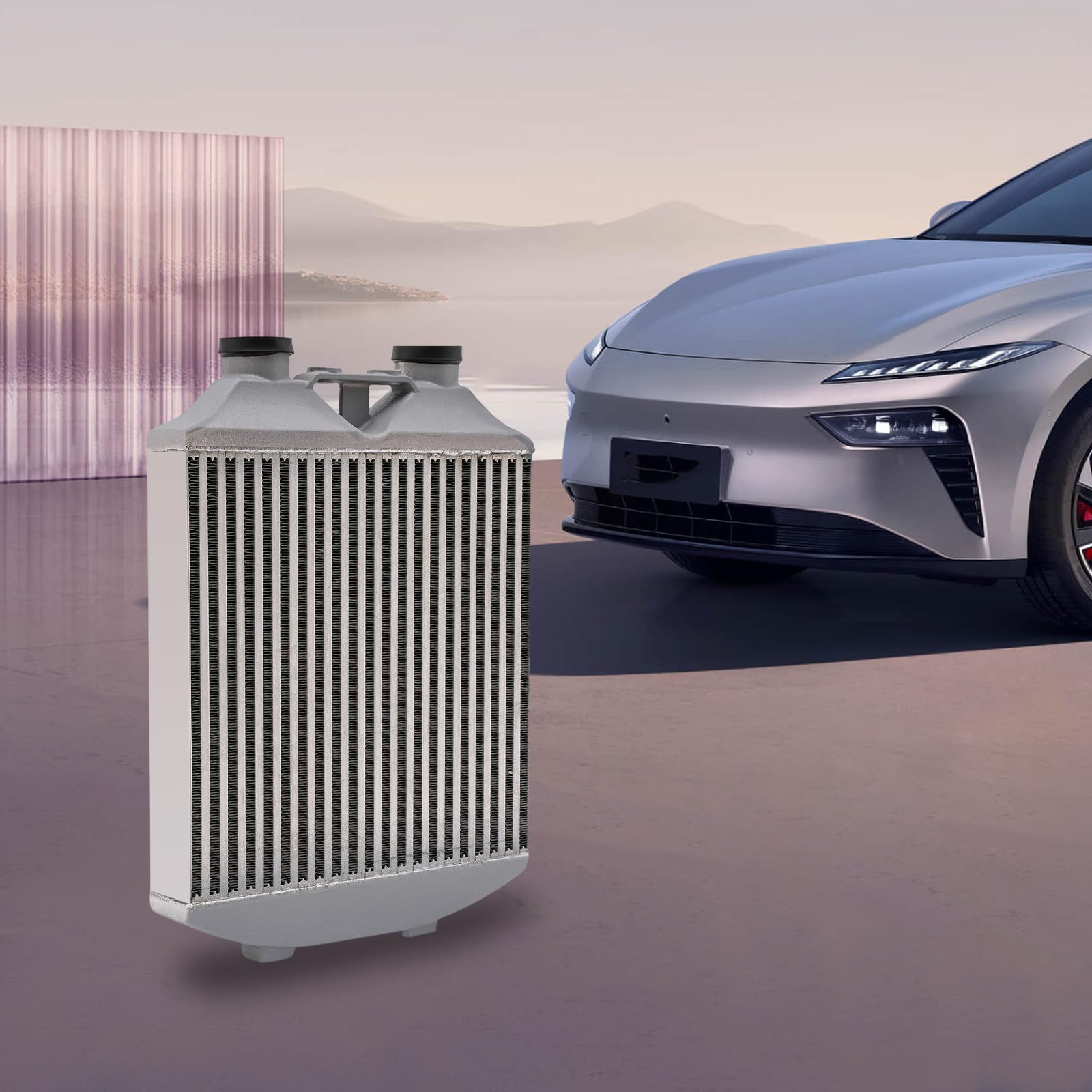3-calowa środkowa chłodnica Intercooler Rurociągi Chłodnica powietrza doładowującego Akcesoria samochodowe Uniwersalny samochodowy system doładowania Intercooler samochodowy Chłodnica intercooler