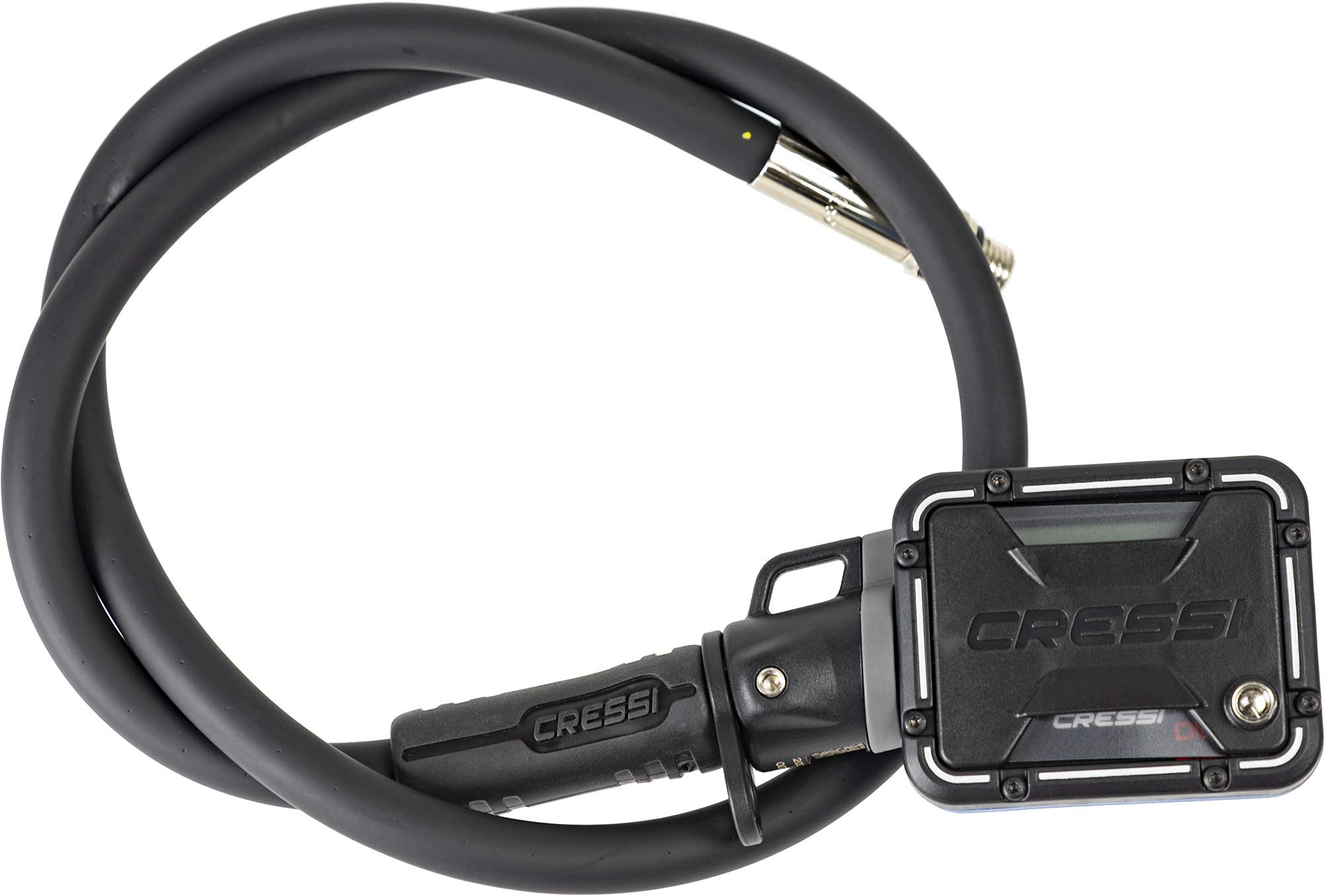 Cressi Digi 2 Manomètre Jauge de Profondeur Thermomètre Montre de Plongée Numérique Gris