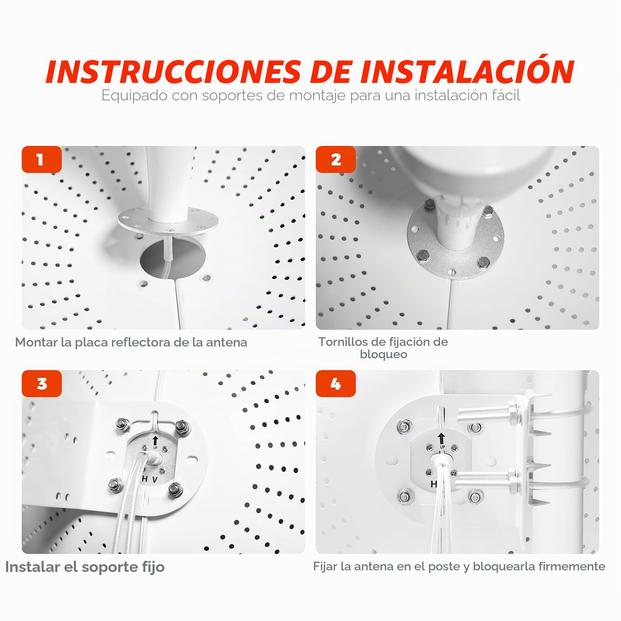 KASER Antena 5G 4G LTE MIMO 1710-6000 MHz Ganancia hasta 19 dBi compatible para Router 5G 4G Conector N-SMA con TS9 - X2 Cables 10M