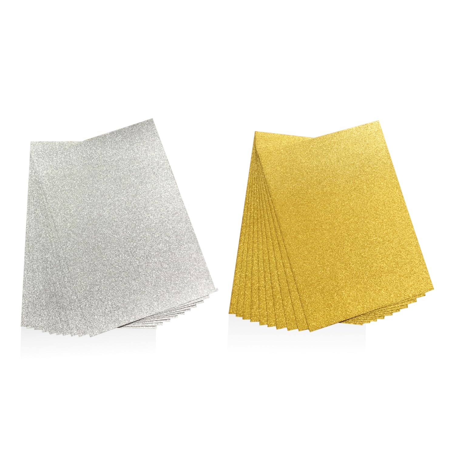 CYNOSURETECH 20 Glitter Cards, Diy Card Materials, Cardboard For Decoration, Cardboard For Crafts, Diy Paper Crafts
