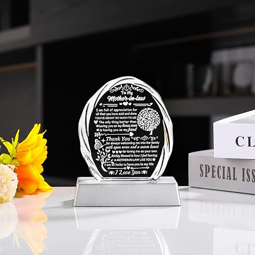 Miniatura 41 de Regalos para hija de mamá papá, regalos de cumpleaños para el día de la madre para hija adulta, recuerdos de cristal para mi hija, regalo de Regalos