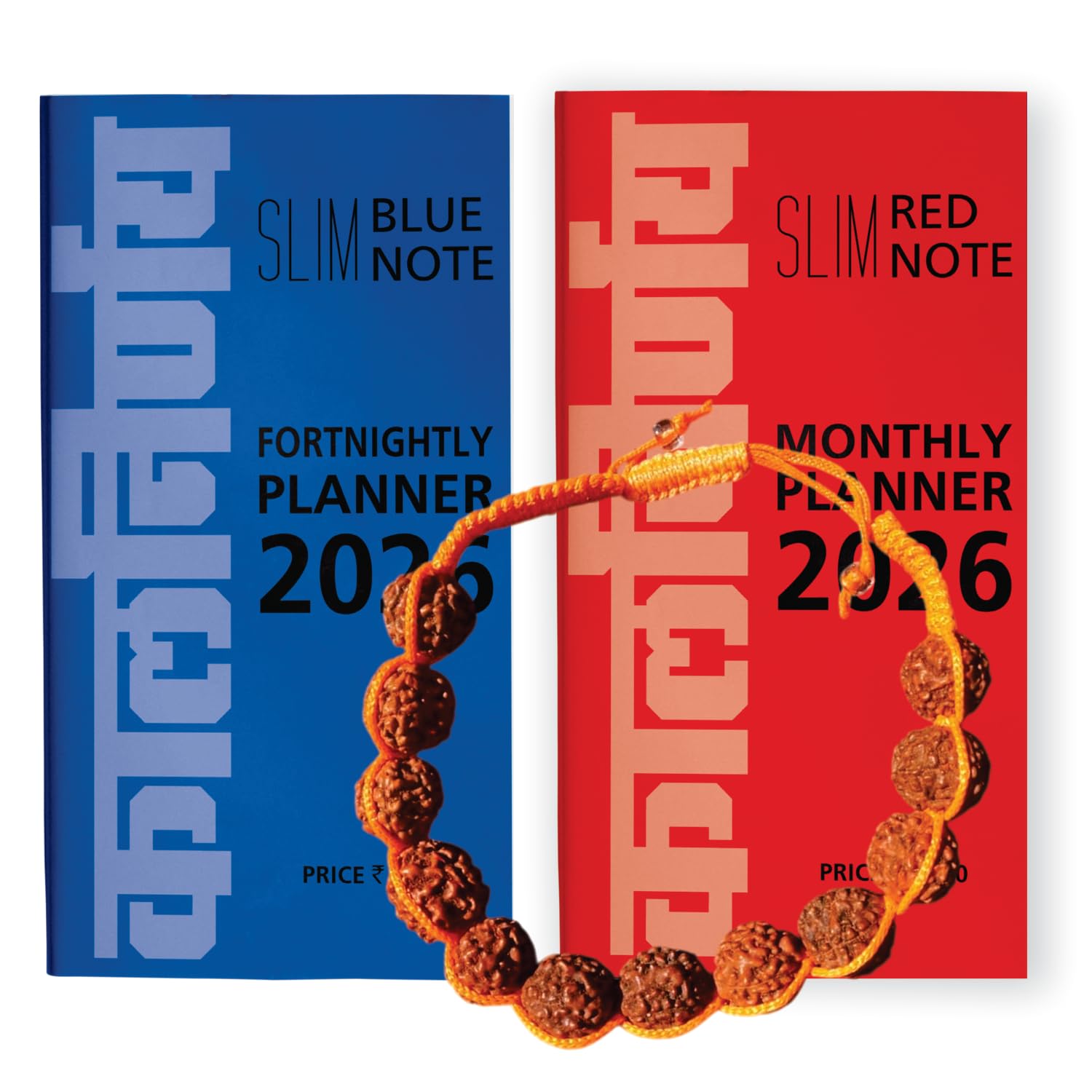 Kalnirnay Slim Blue Note Fortnightly Planner 2026 & Kalnirnay Slim Red Note Monthly Planner 2026 – Complete Productivity Combo with Sanatan foundation free bracelet-image-36