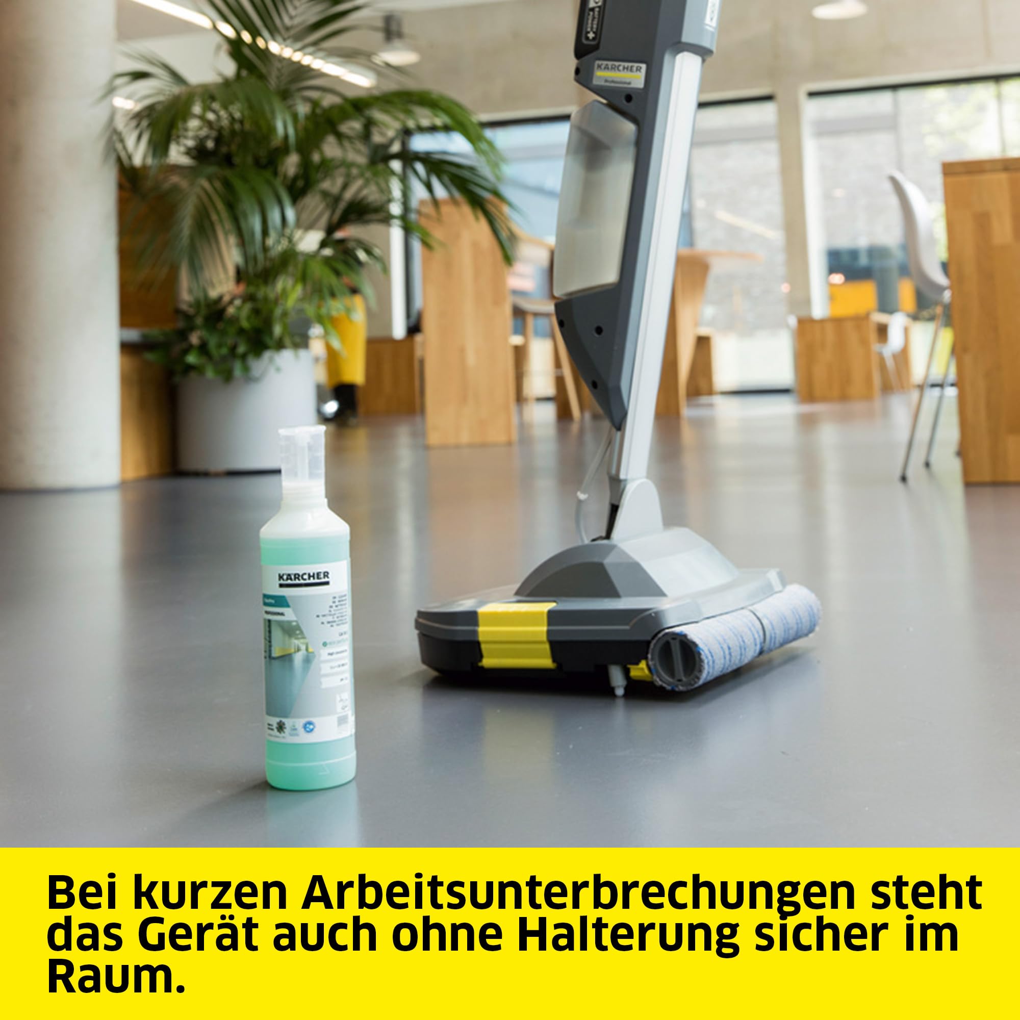 Kärcher Scheuersaugmaschine BR 30/1 C Bp, Leistung: 70 W, Flächenleistung: max. 150 m², 2-Tank-System, Arbeitsbreite: 300 mm, Walzenbürste, verwendbar mit dem Kärcher 18-V-Akku, ohne Akku