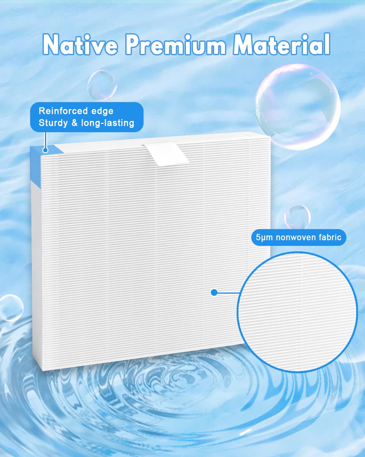Filtro Piatto di Ricambio per Spa 10-00814 Filtro Confezione da 4 | Filtro piatto di ricambio SPA 10-00814 Filtro per bagni idromassaggio A5 A6 A7 A8 A9 M6 M7 M8 M9 S150 S180XD S200 4 Pack