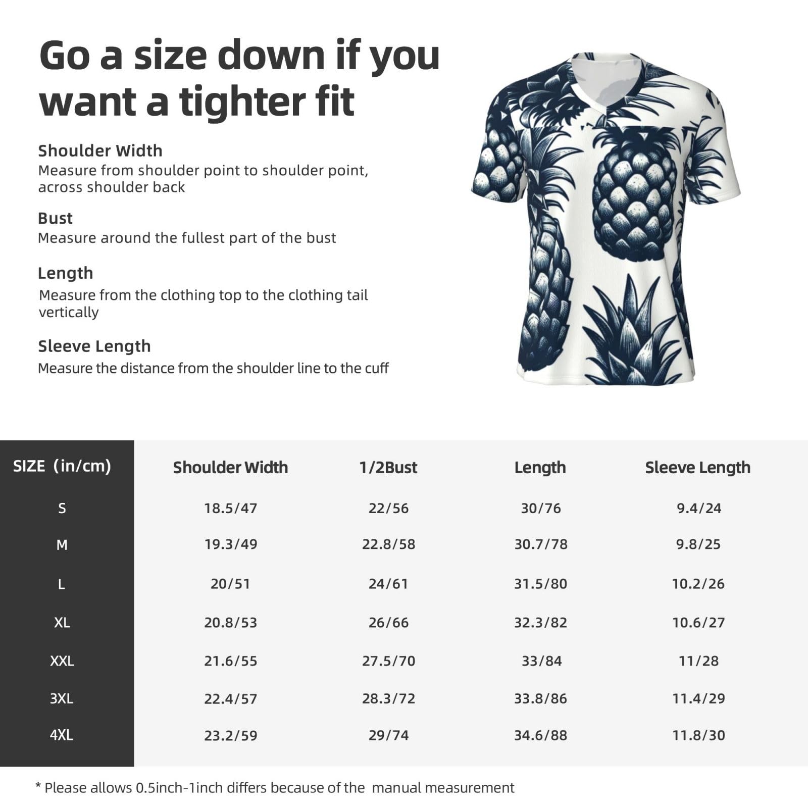 Stylish Athletic Sports Jersey Pineapple-Navy-White Men's Rugby Jersey X-Large