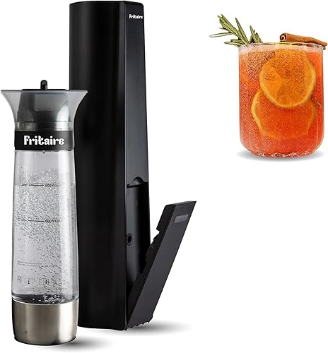 Miniatura 9 de The Fritaire Fizze - Máquina para hacer refrescos, máquina de agua con gas OmniFizz premium, seltzer y más, máquina de flujo de soda para el hogar,