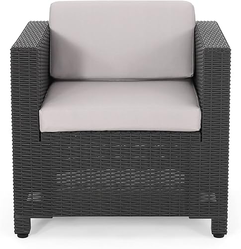 Miniatura 8 de Christopher Knight Home 311228 Juegos de conversación para exteriores, 24.75 pulgadas de profundidad x 30.00 pulgadas de ancho x 27.25 pulgadas de