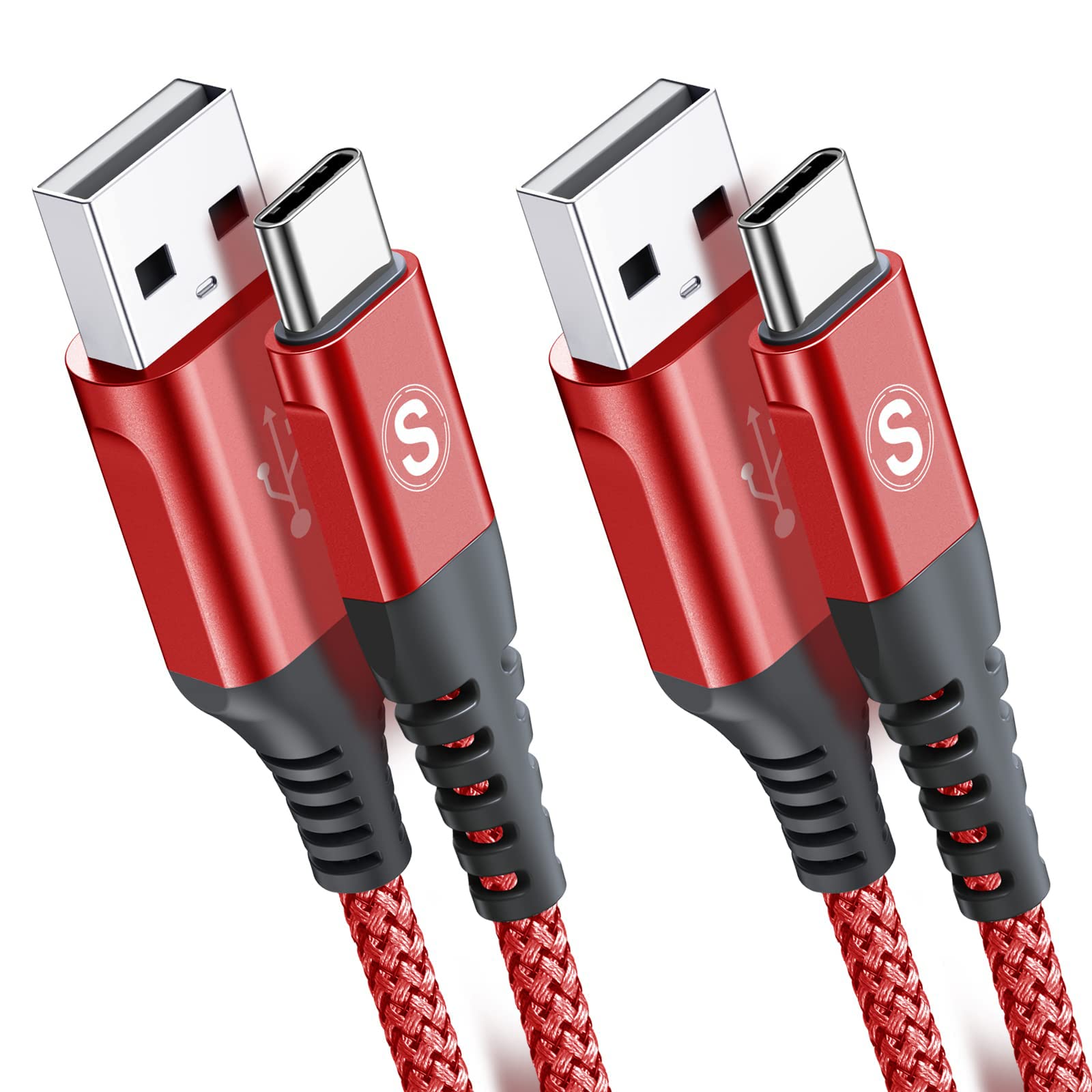 Cavo USB C [2 Pezzi,3 m] Cavo Tipo C Ricarica Rapida per i phone 16 15 Plus Pro Max,Samsung Galaxy S24/S23/S22/S21/S20/S10/S9/S8,So ny,Xiaomi,Hua wei,Google Pixel e altri dispositivi Android USB-C