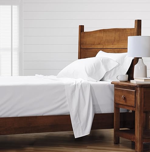 Miniatura 2 de Cuddledown Heritage - Juego de sábanas  100% algodón, calidad premium, tejido satén ultra suave, transpirable, bolsillos profundos, juego de 3