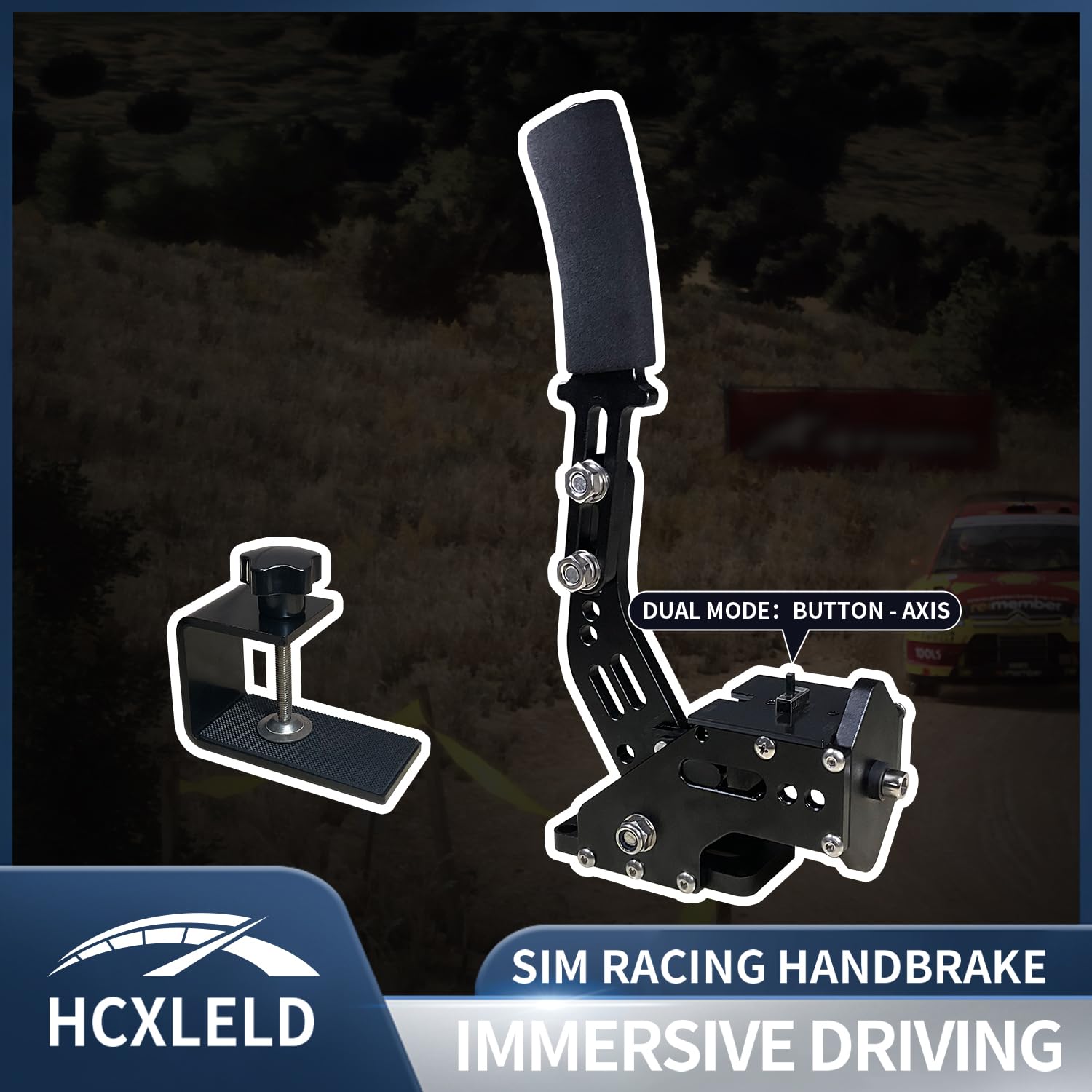 HCXLELD Sim Racing Freno de mano, volante V99 V10 compatible con PS4, Xbox Series X/S, Xbox One, todas las ruedas de carreras para Windows